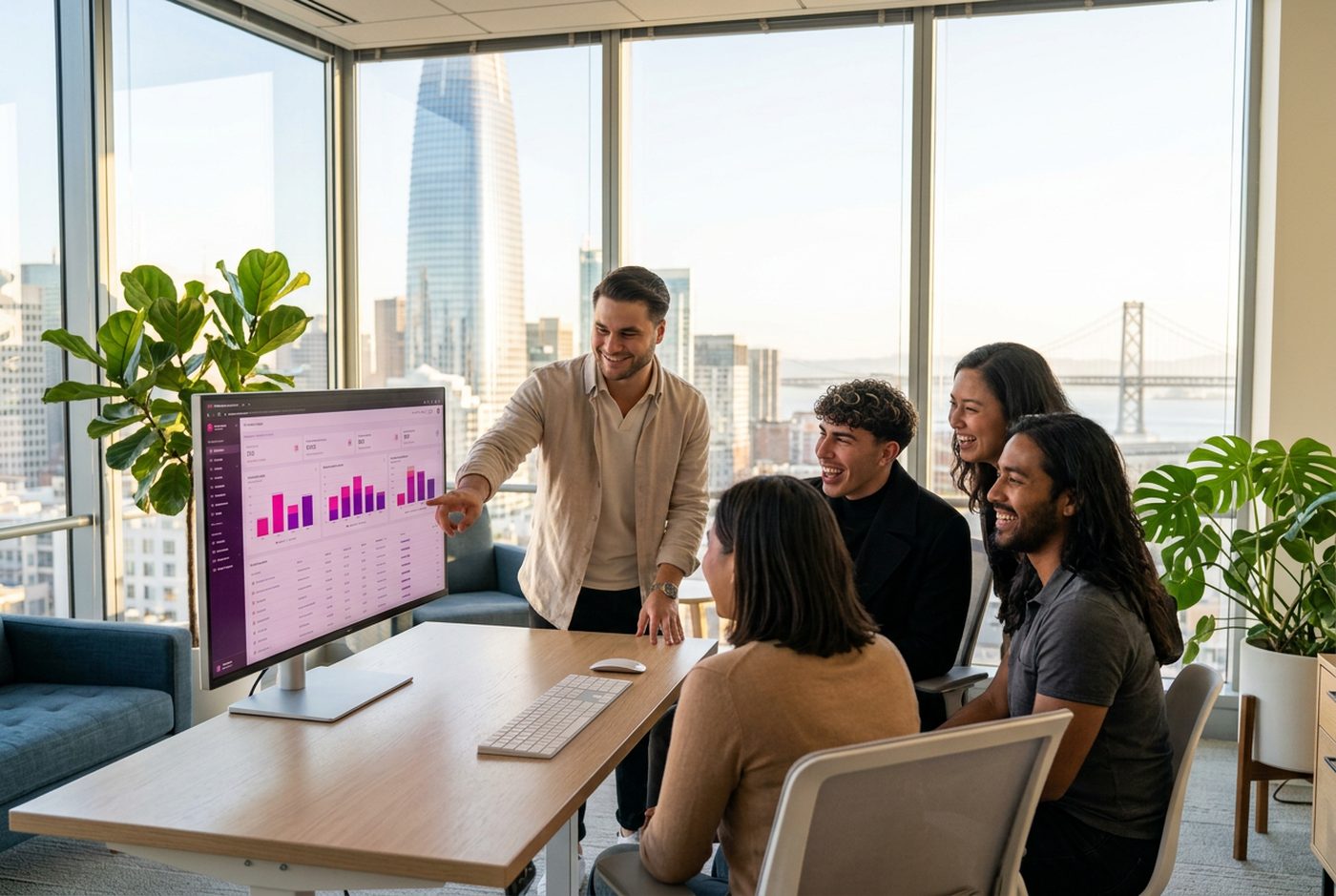 The Bazooka team in the San Francisco office